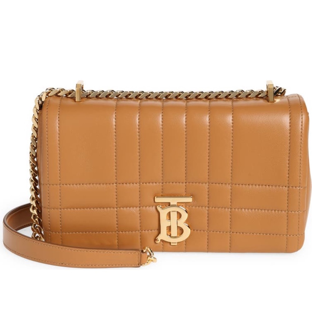 Burberry Small Lola TB quilted leather shoulder bag NEW